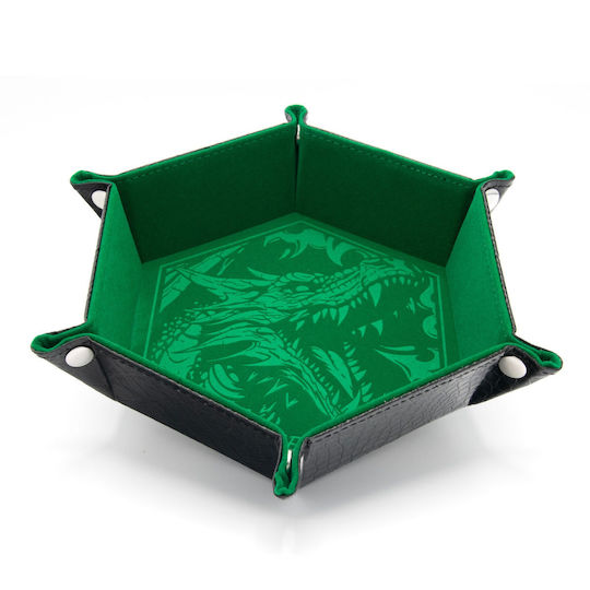 Critstones Folding Dice Tray Green
