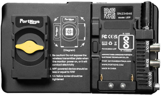 Portkeys Field Monitor 7" 3840x2160 HDMI