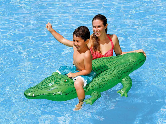 Intex Inflatable Ride On for Sea Crocodile Green 168x86cm