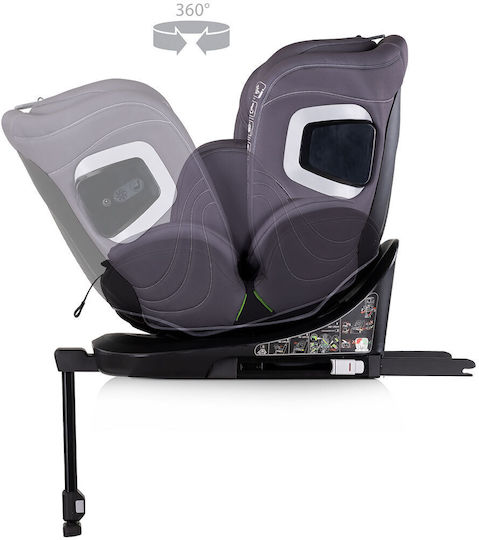Chipolino Clima Air Baby Car Seat i-Size with Isofix anthracite