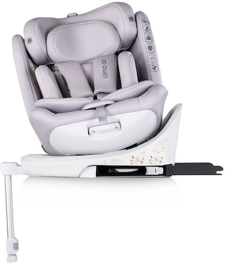 Chipolino Clima Air Baby Car Seat i-Size with Isofix cloud