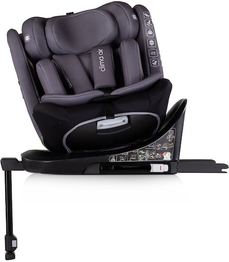 Chipolino Clima Air Baby Car Seat i-Size with Isofix anthracite