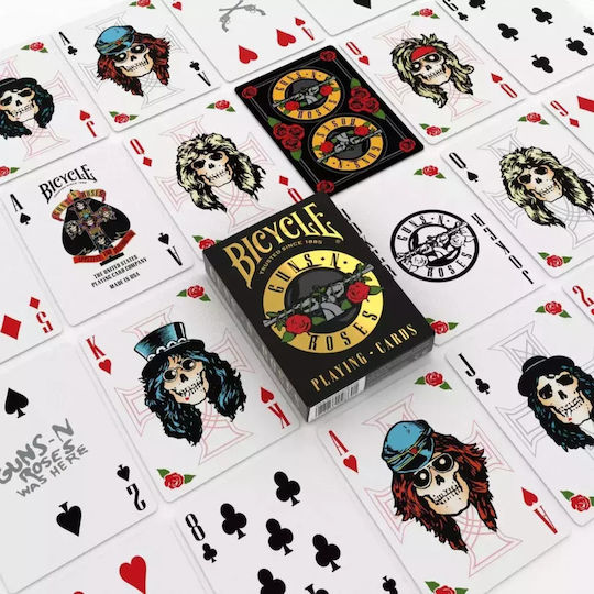 Bicycle Playing Cards Guns N Roses Black Gold