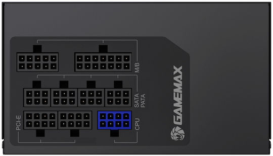 GameMax GX 650GF 650W Μαύρο Τροφοδοτικό Υπολογιστή Full Modular 80 Plus Gold