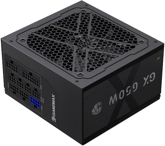 GameMax GX 650GF 650W Μαύρο Τροφοδοτικό Υπολογιστή Full Modular 80 Plus Gold