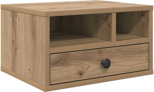 Vidaxl Stand Pentru Imprimantă Stejar Artizan 40 X 32 X 24 Cm Lemn Prelucrat