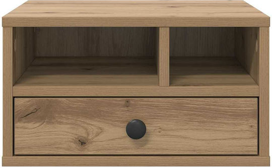 Vidaxl Stand Pentru Imprimantă Stejar Artizan 40 X 32 X 24 Cm Lemn Prelucrat