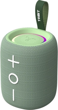 Tribit Stormbox Mini + BTS33 Waterproof Bluetooth Speaker 12W with Battery Life up to 12 Hours Green
