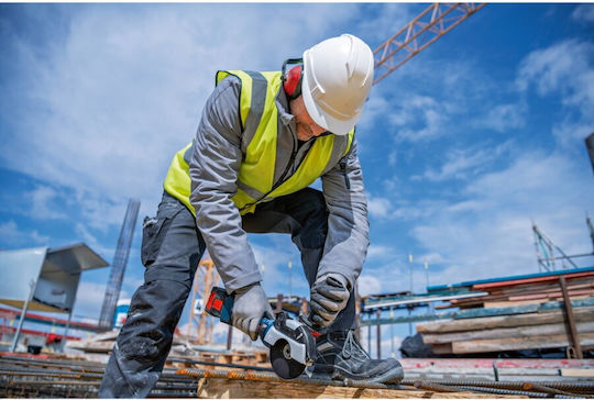 Bosch GWX 18V-15 P Τροχός 125mm Μπαταρίας με Ρύθμιση Στροφών 18V Solo