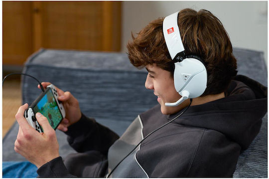 Turtle Beach Recon 70 Over Ear Gaming Headset με σύνδεση 3.5mm Λευκό for Nintendo Switch / Nintendo Switch 2