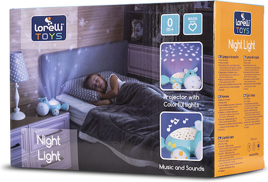 Lorelli Παιχνίδι Ύπνου Night Light Bear από Ύφασμα με Μουσική, Φως και Ήχους για Νεογέννητα