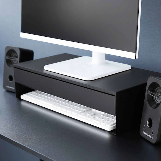 Yamazaki Schreibtisch Computer Monitor Ständer Mit Schublade (10188)