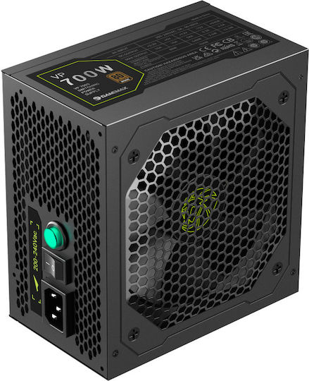 GameMax VP-700S 700W Black Power Supply Full Wired 80 Plus Standard