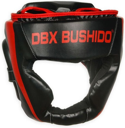 DBX Bushido Boxing Helmet Adult Full Face Red