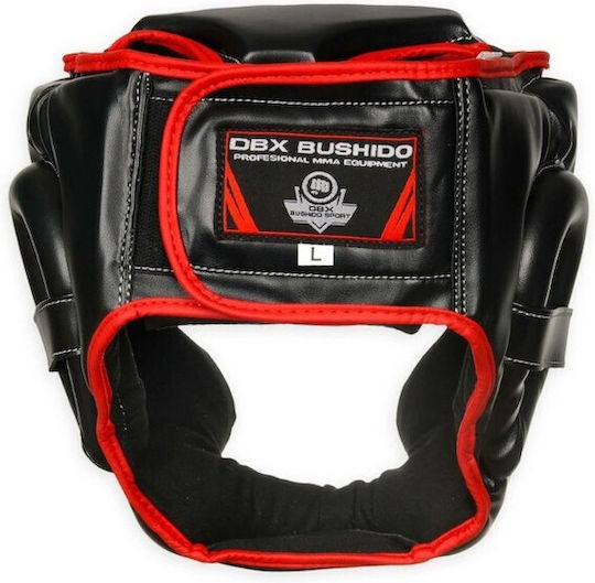 DBX Bushido Boxing Helmet Adult Full Face Red