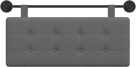 vidaXL Fabric Bed Headboard Pillow Beige 110x55cm