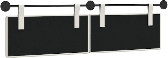 vidaXL Leather Bed Headboard Cushion White 190x55cm