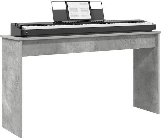 Vidaxl Concrete Gray Keyboard Stand 120 X 32 X 64 Cm
