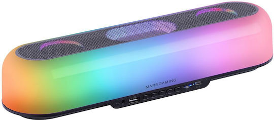 MSBORB 2.1 Wireless Speakers with RGB and Bluetooth 20W Black