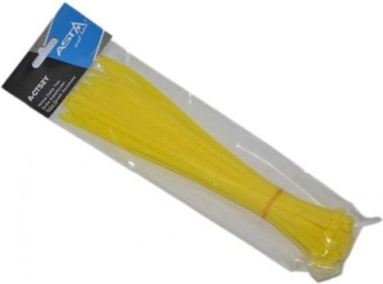 Coliere de cablu 5x300mm Galben Set de 50 bucăți