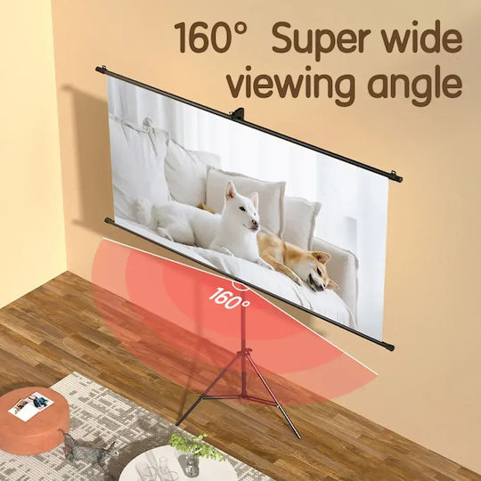 Deli Floor Projection Screen Projector / 100"