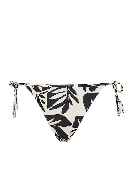 Bikini Slip with Ties Black
