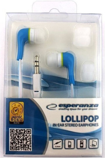 Esperanza Ακουστικά Ψείρες In Ear EH146 Μπλε