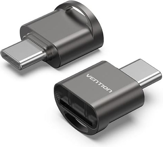 Vention Кард рийдър USB 3.0 Type-C за SD/микро SD