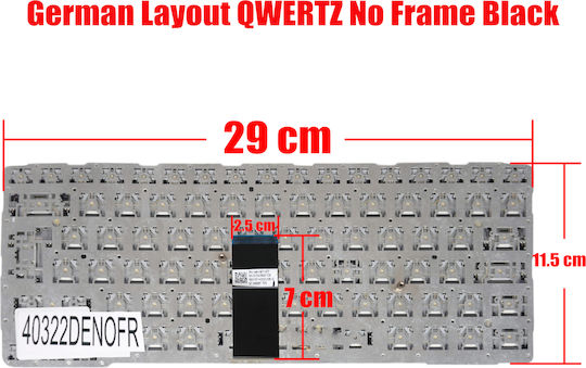 German Laptop Keyboard Sony Vaio Sve14a Sve14 Svs14 Sve14a2m1r 149114711us 9z.n6bbf.r01 149009951la 149118711es 149113211ch De No Frame Black Kod.40322denofr