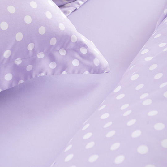 Rythmos Coquette Set Super King Lila 220x240cm 3 Bucăți Rythmos Coquette Set Super King Lila 220x240cm 3 Bucăți