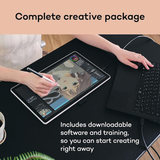 Wacom One 14 Γραφίδα Σχεδίασης με Όθονη FHD 14"