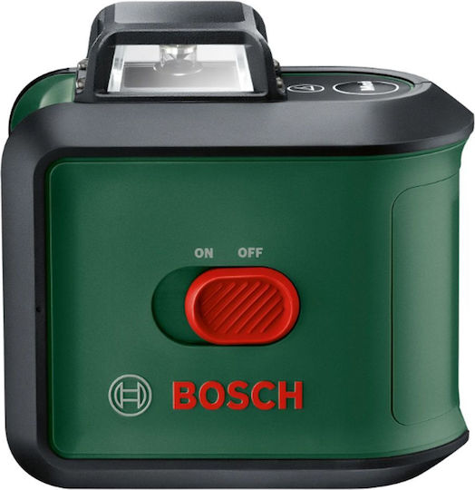 Bosch UniversalLevel 360 Αυτορυθμιζόμενο Γραμμικό Αλφάδι Laser Πράσινης Δέσμης 1.5V με Εύρος Εργασίας 24m