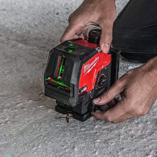 Milwaukee M12 CLLP-0C Autonivelant Liniar Nivelă Laser Fascicul Verde 12V cu Domeniu de Lucru 38m