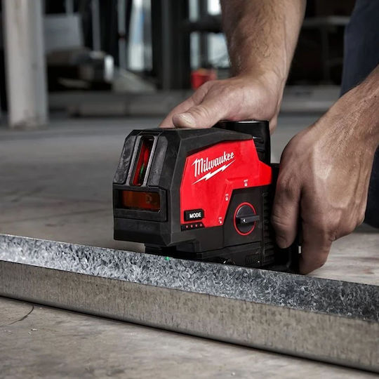 Milwaukee M12 CLLP-0C Autonivelant Liniar Nivelă Laser Fascicul Verde 12V cu Domeniu de Lucru 38m