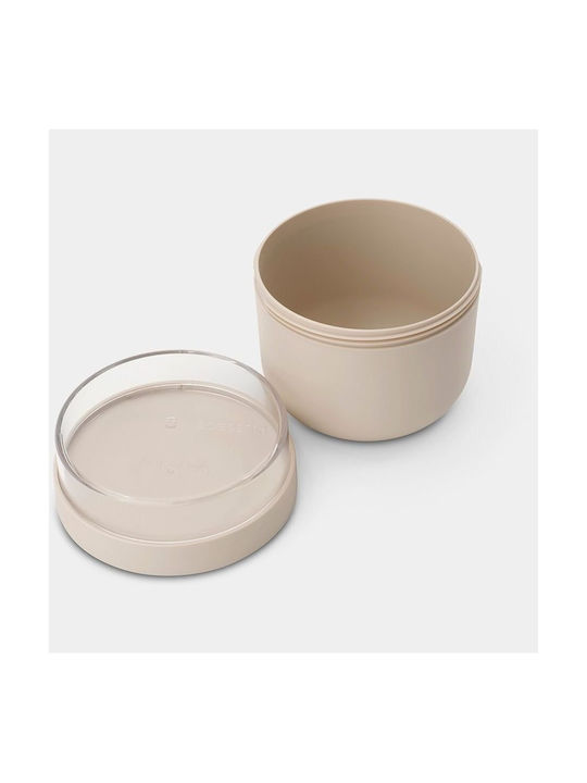 Brabantia Plastic Lunch Box Beige 500ml