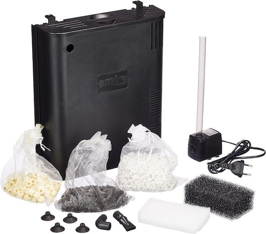 Croci Filtering Box 150 Complete Internal Filter for Aquariums up to 150lt with Performance 520lt/h
