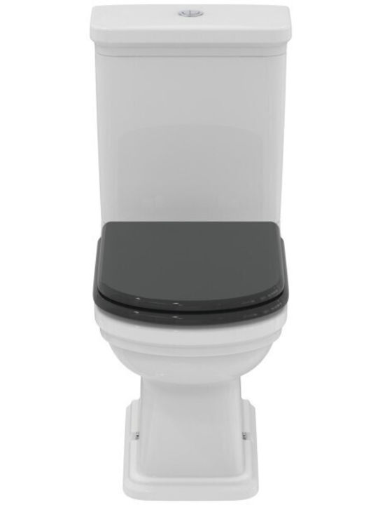 Ideal Standard Тоалетна, стояща на пода с казанче с капак Soft Close черна 5017830556497
