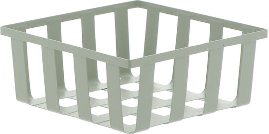Green Storage Basket 18x18x7.5cm