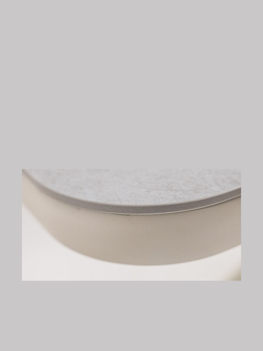 Ausziehbarer Garten- und Terrassentisch mit Metallrahmen Alpha Ecru 200(+60)×100×
