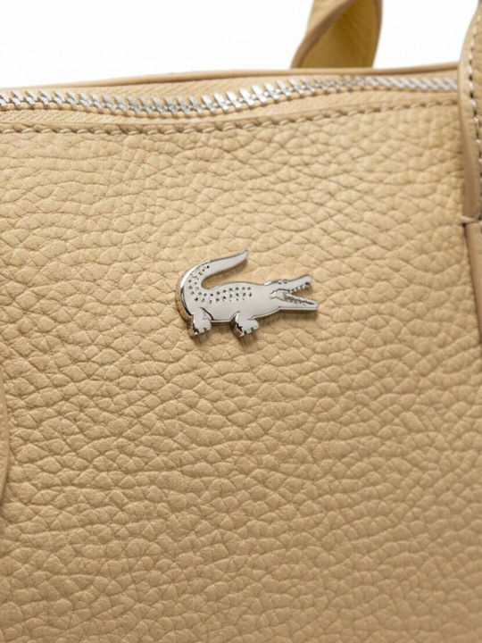 Shopping Bag Γυναικεία Τσάντα Shopper Ώμου Μπεζ
