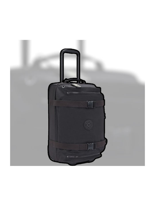 Kipling Βαλίτσα Ταξιδίου Καμπίνας Υφασμάτινη Black με 4 Ρόδες Ύψους 54εκ.
