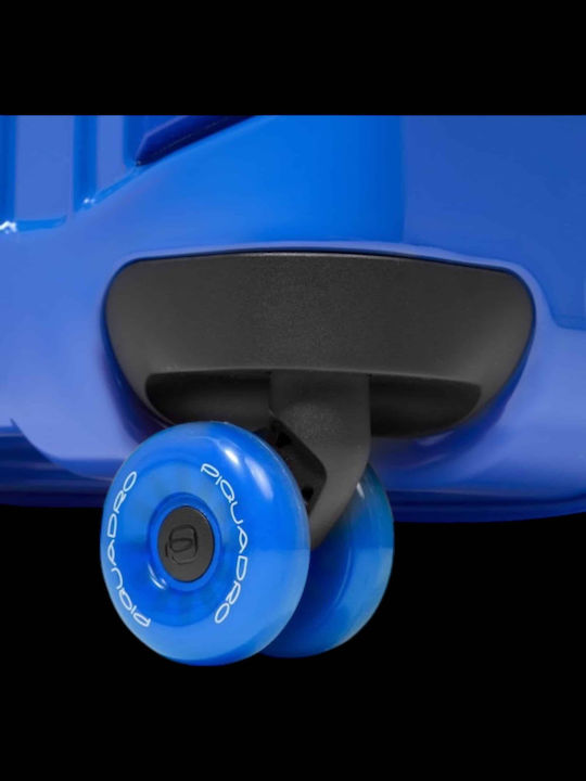 Piquadro Μεγάλη Βαλίτσα Ταξιδίου Σκληρή Pop Blue με 4 Ρόδες Ύψους 80εκ.