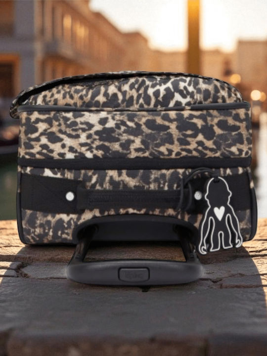 Kipling Spontaneous Koffer Kabine Wild Leopard mit 4 Räder Höhe 55cm