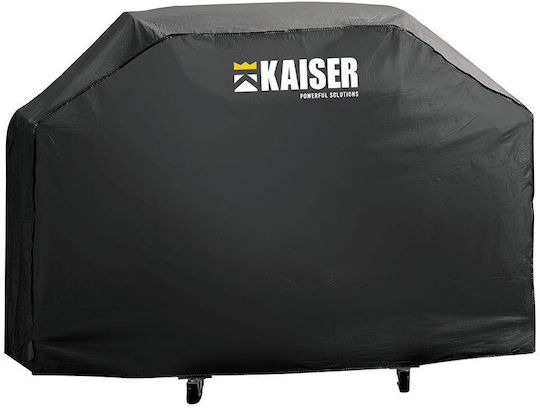 Kaiser Grill Cover Black from Oxford with UV Protection 127cmx62.5cmx115cmcm