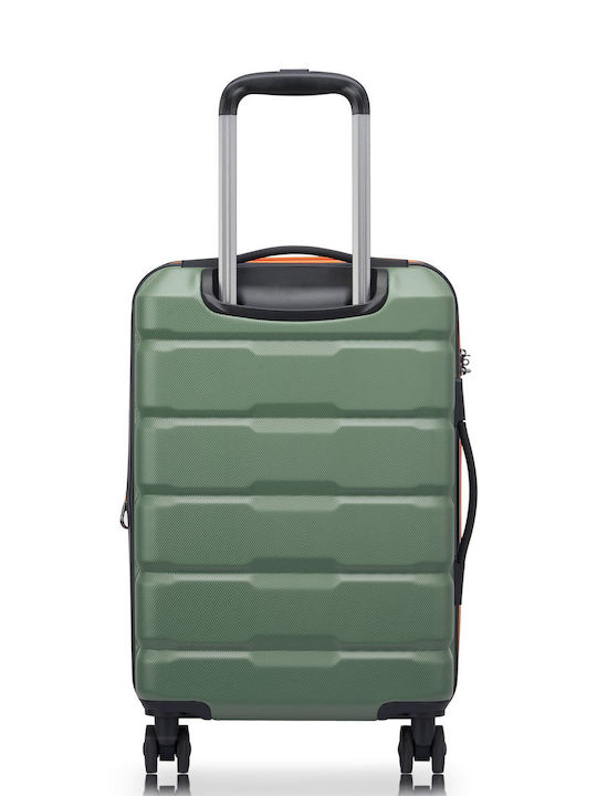 Securitech by Delsey Citadel Βαλίτσα Ταξιδίου Καμπίνας Πράσινη με 4 Ρόδες Ύψους 54.5εκ.