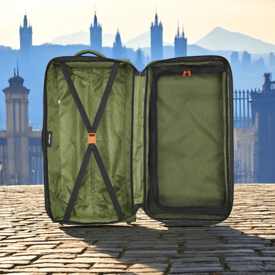Delsey Jeep Reisetasche 64Es Elm Green mit Rädern Stoff L73xB30xH36.5cm
