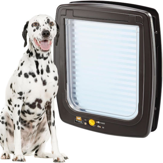 Ferplast Swing 15 Dog Door 41.2x9.6x48.2 cm Plastic Brown Colour 41.2 x 9.6 x 48.2 cm