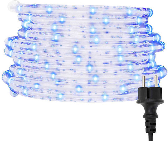 Christmas Light Tube Cold White Battery 2400 Light Bulbs 100m IP44