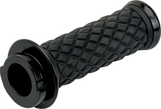 Biltwell Motorradlehenker Griffe Harley Davidson 1" Durchmesser Lenker Alumicore Griffe Schwarz