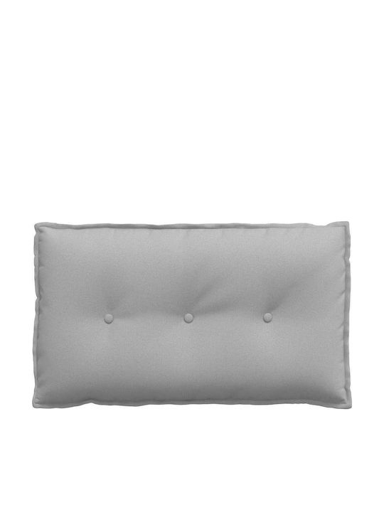 Vidaxl Възглавница За Гръб Катерица Сива 80 X 19 X 50 См Плат